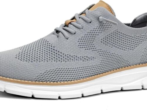 Mens Casual Dress Oxfords Shoes Fashion Mesh Business Walking Work Slip